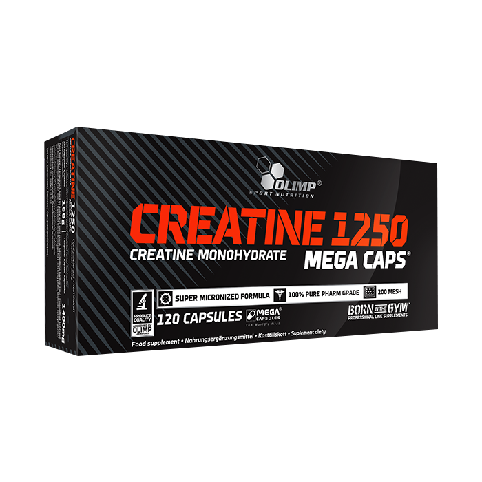 Creatine 1250 Kreatin Monohydrat 120 Mega Kapslar 120_caps