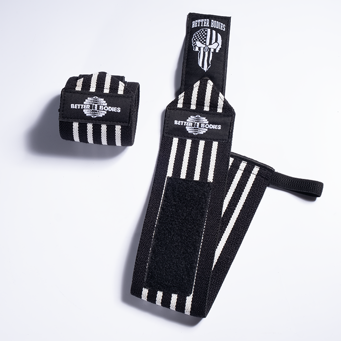 Wrist Wraps 18 inch, Black/White