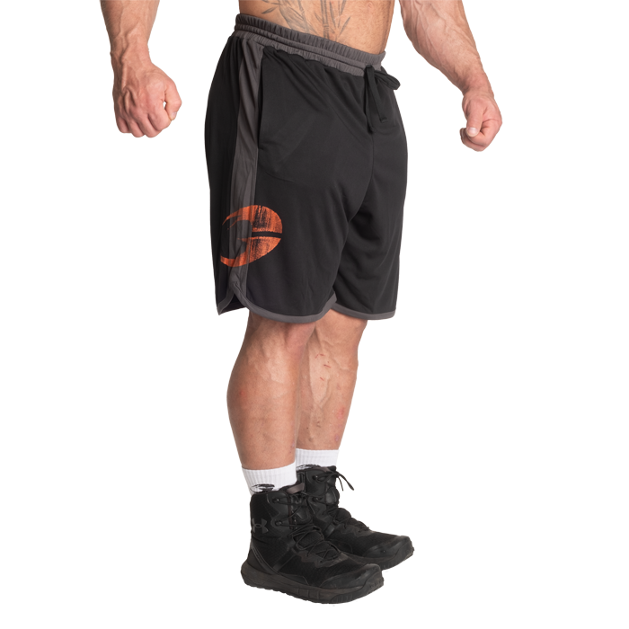Gasp Mesh Shorts Svart Gr&aring;