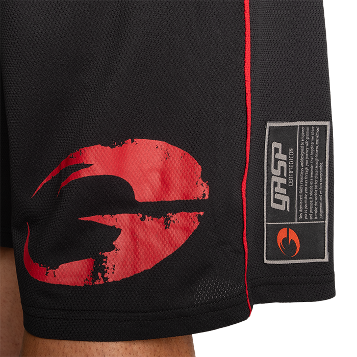 Pro Mesh Shorts, Black/Red