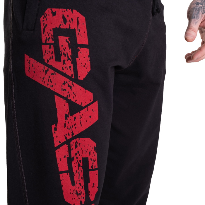 Vintage Sweatpants Svart R&ouml;d