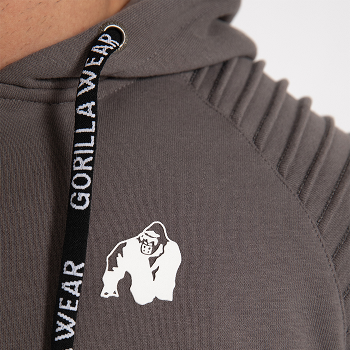 Georgia Zipped Hoodie, Grey