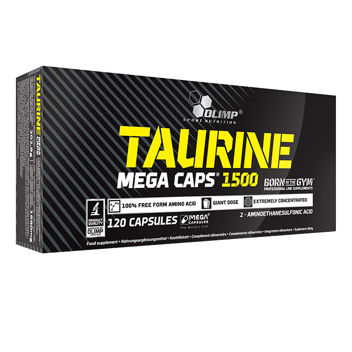 Taurine Mega Caps Aminosyror 120 Kapslar