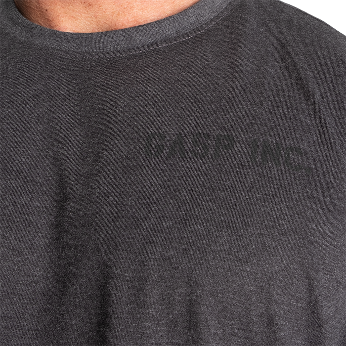 Division Iron Tee, Dark Grey Melange