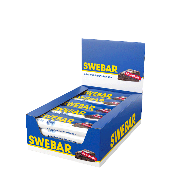 15 x Swebar Proteinbar 55 g kladdkaka