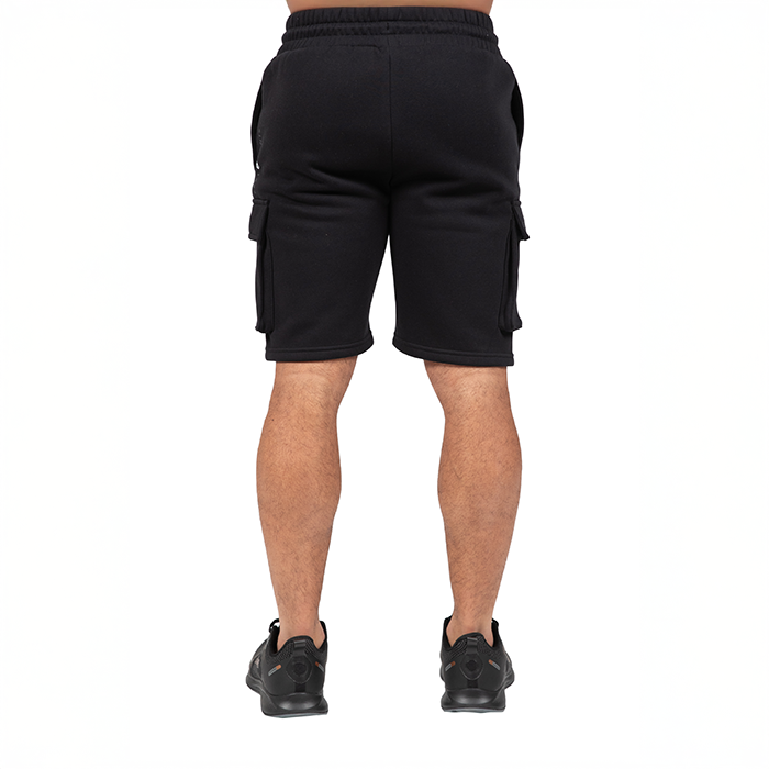 Hudson Cargo Tr&auml;ningsshorts Svart