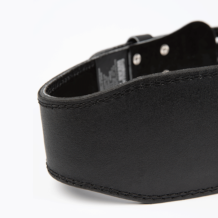 4 Inch Vadderat Lyftarb&auml;lte L&auml;der Svart/R&ouml;d