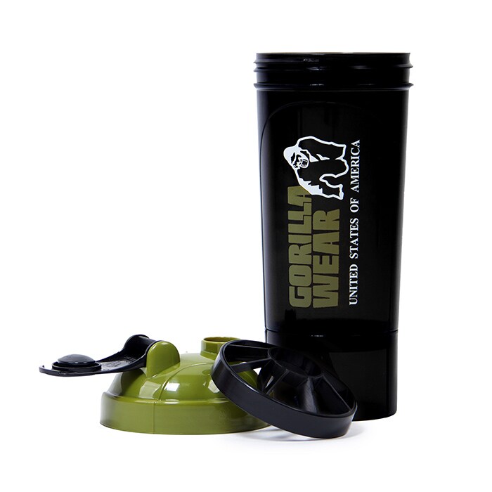 Shaker Compact Svart/Gr&ouml;n 400 ml + 100 ml