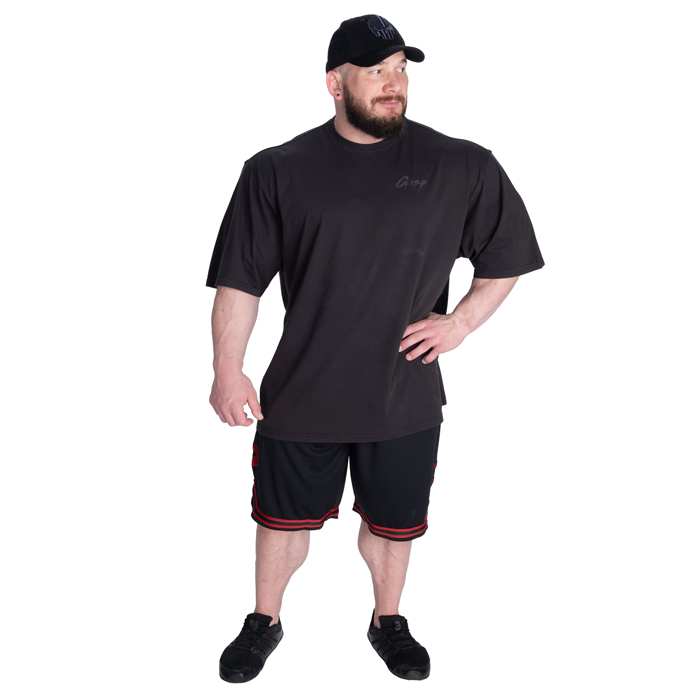 Basketshorts Svart R&ouml;d