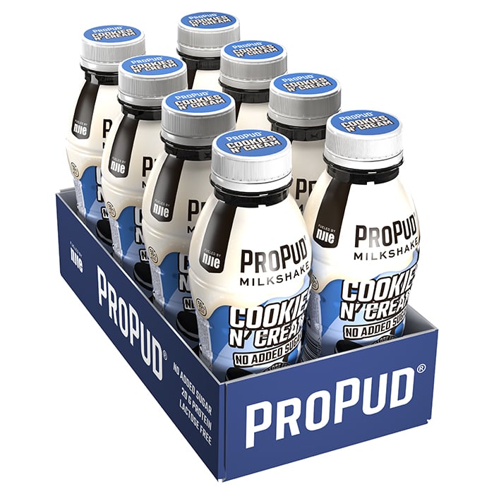 8 x ProPud Protein Milkshake, 330 ml Choklad
