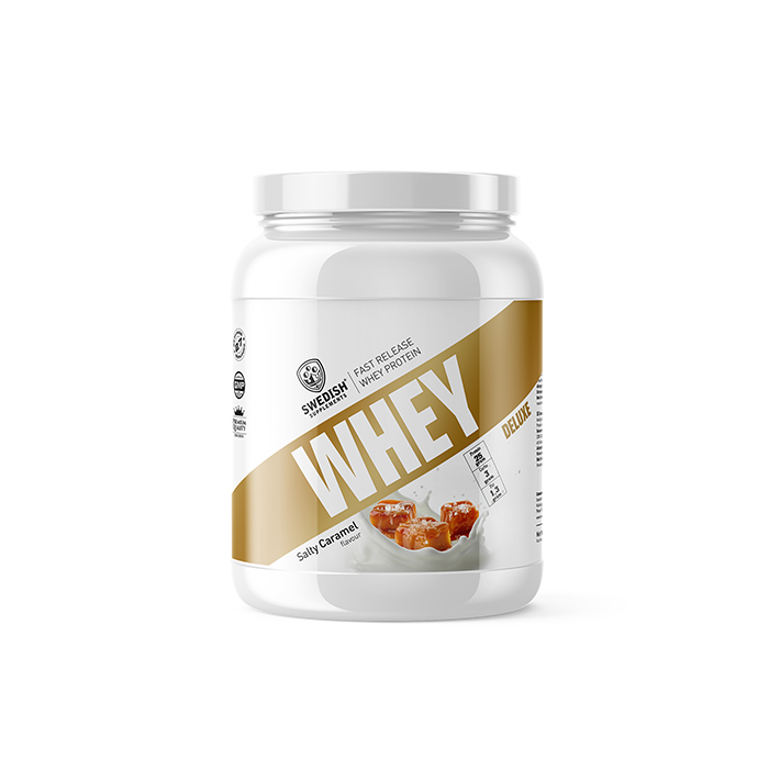 Whey Deluxe Vassleprotein 900 g salty_caramel