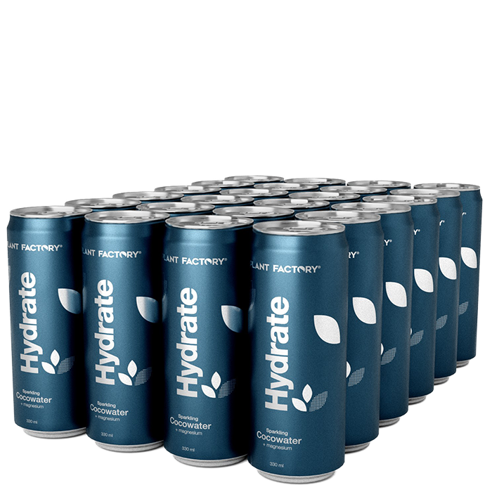 24 x Hydrate Kolsyrat Kokosvatten Flak 330 ml original