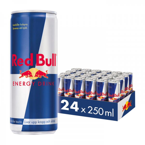 24 x Red Bull Energidryck 250 ml Original 2 kr pant Orginal