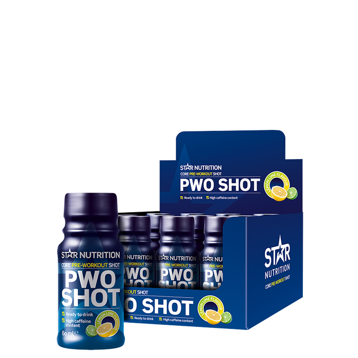 12 x Star Nutrition PWO Shot 60 ml lemon_lime