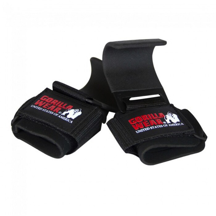Weight Lifting Hooks Svart