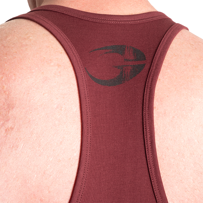 Essential T-Back Linne M&ouml;rkr&ouml;d