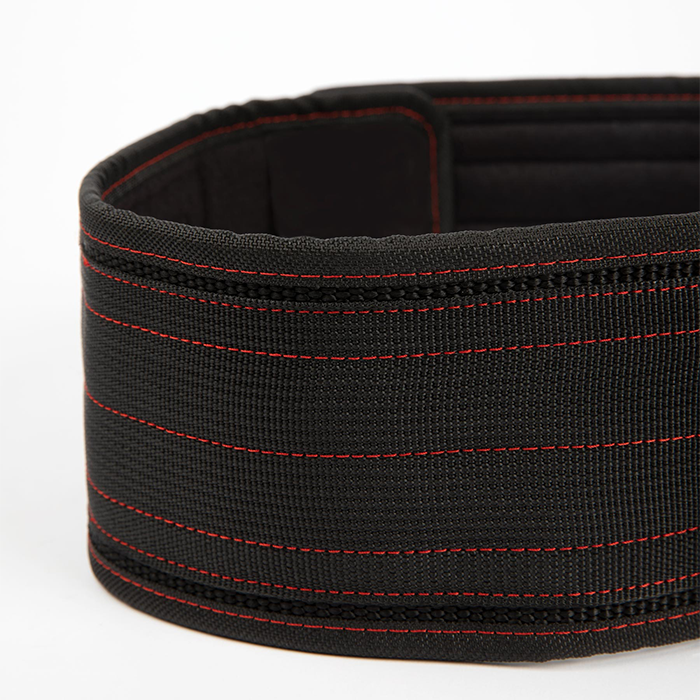 4 Inch Lyftarb&auml;lte Nylon Svart/R&ouml;d
