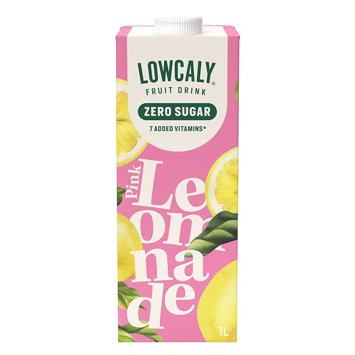 Lowcaly Fruktdryck 1000 ml pink_lemonade