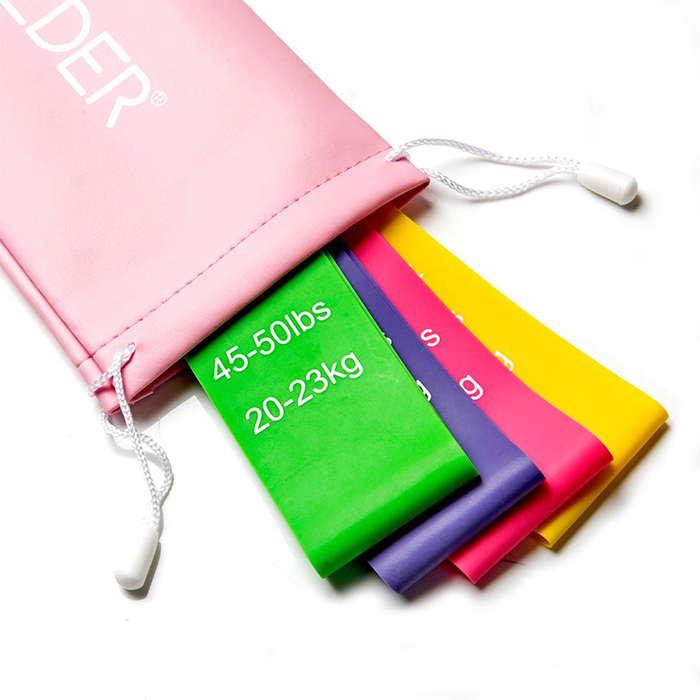 Booty Builder Minibands Rosa 4-Pack
