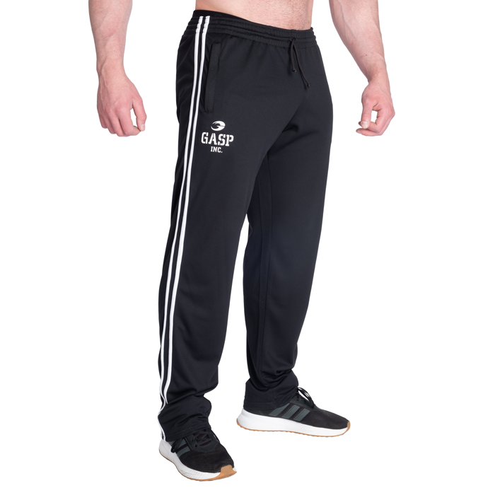 2 Stripe Tr&auml;ningsbyxor Svart Vit