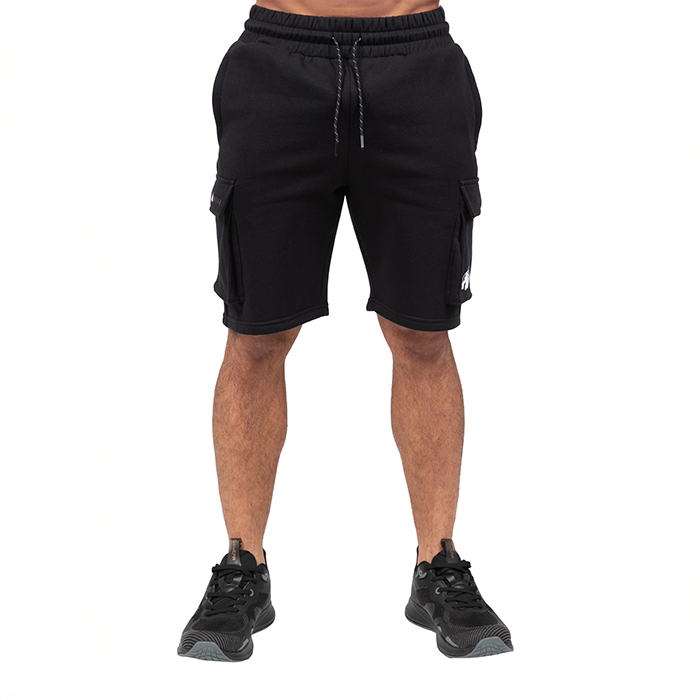 Hudson Cargo Tr&auml;ningsshorts Svart