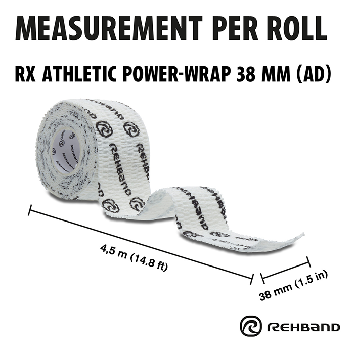 RX Athletic Power Wrap Sporttejp 38mm x 4,5m