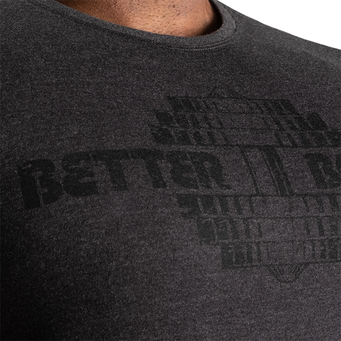 Recruit Tee, Dark Grey Melange