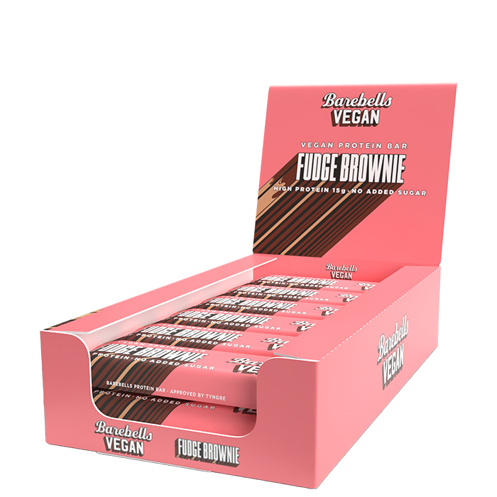12 x Barebells Vegansk Proteinbar 55 g fudge_brownie