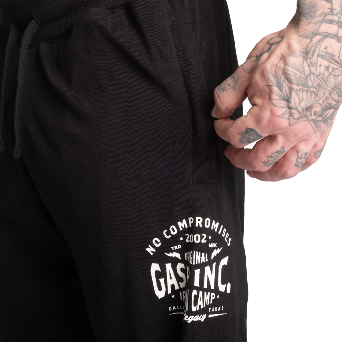 Gasp Inc Tr&auml;ningsbyxor Svart Vit