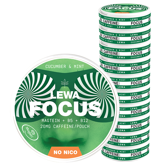 Functional NoNico Focus Nikotinfria P&aring;sar Gurka/Mynta 10 pack FOCUS Cucumber/Mint