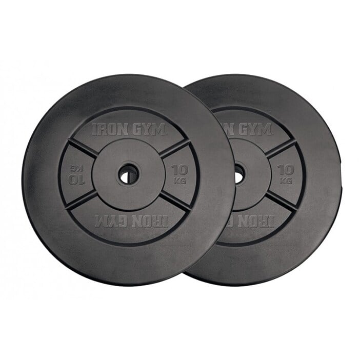 Viktskivor Paket 20 kg 25 mm 2 x 10 kg
