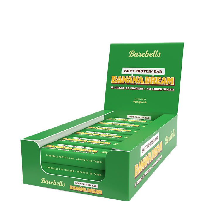 12 x Barebells Soft Proteinbar 55 g Banana Dream