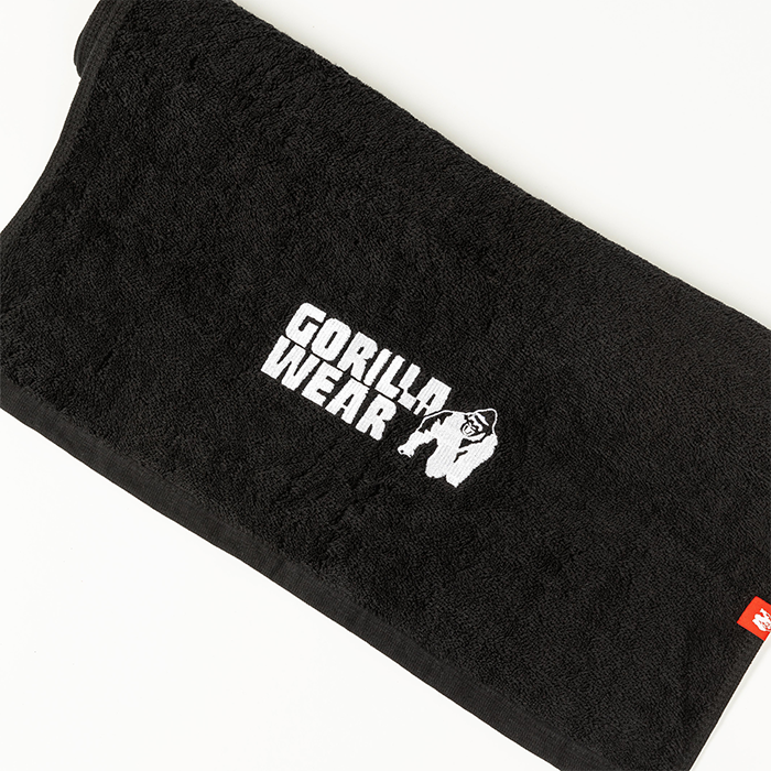 Zip Pocket Gymhandduk Svart