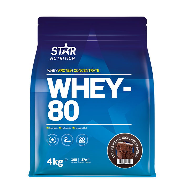 Whey-80 Vassleprotein 4 kg double_rich_chocolate