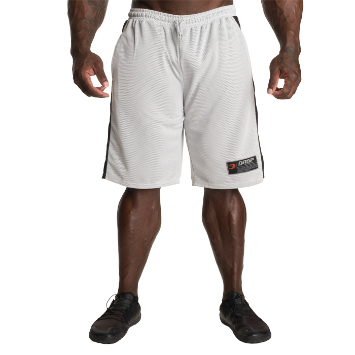 No1 Mesh Shorts Vit Svart