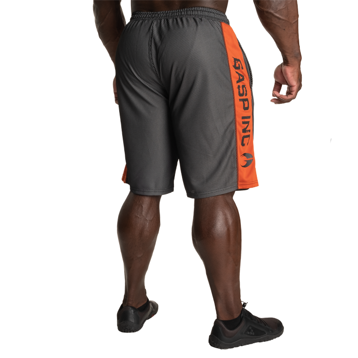 No1 Mesh Shorts Svart Orange