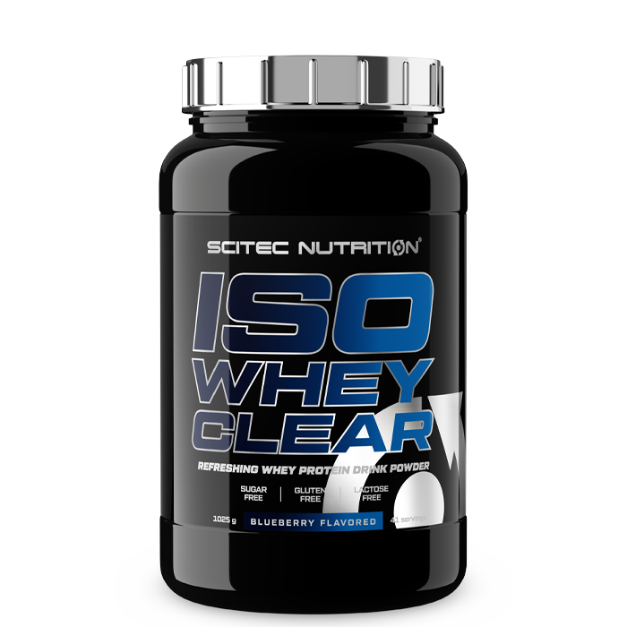 Iso Clear Whey Vassleproteinisolat 1025 g blueberry