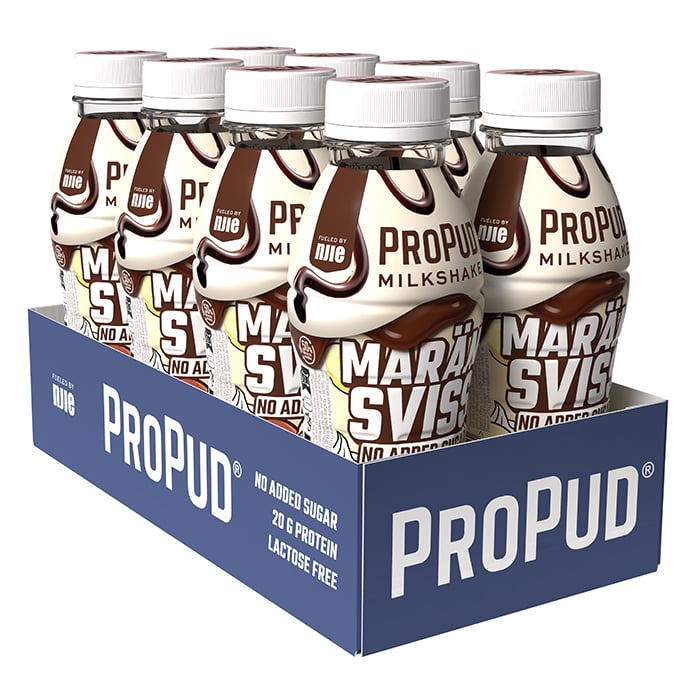 8 x ProPud Protein Milkshake, 330 ml Choklad