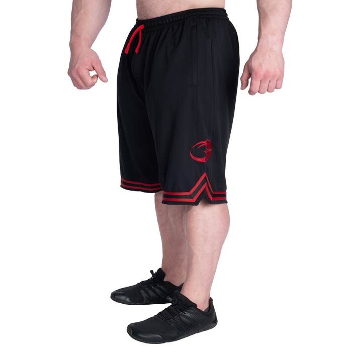 Basketshorts Svart R&ouml;d