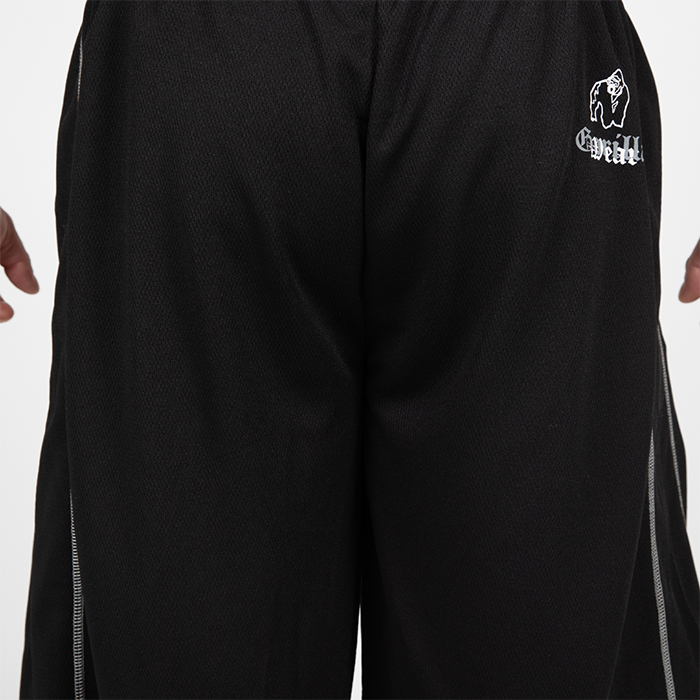 Marlow Mesh Shorts Svart Gr&aring;