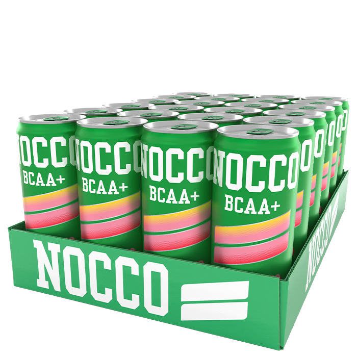 24 x NOCCO BCAA+ Koffeinfri, 330 ml 2 kr pant Peachango