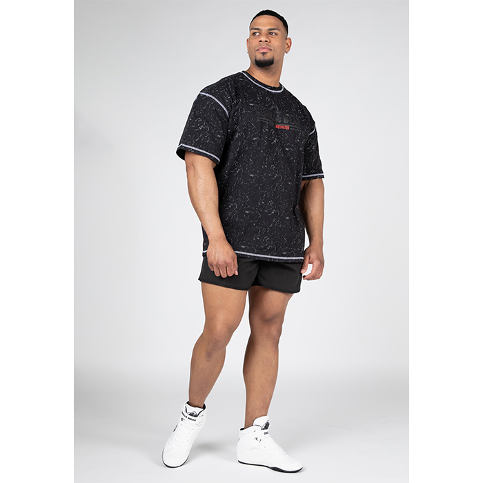 Saginaw Oversized T-Shirt, Washed Black
