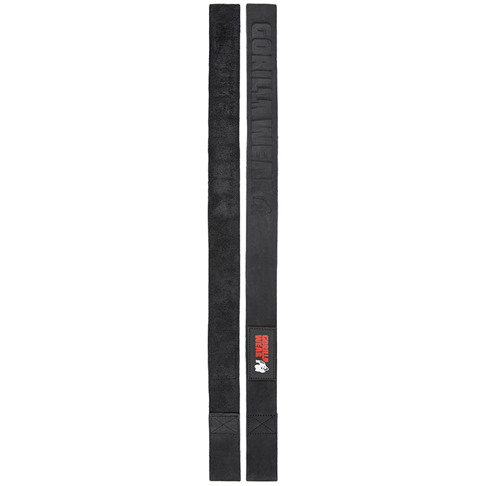 Lifting Straps L&auml;der Svart