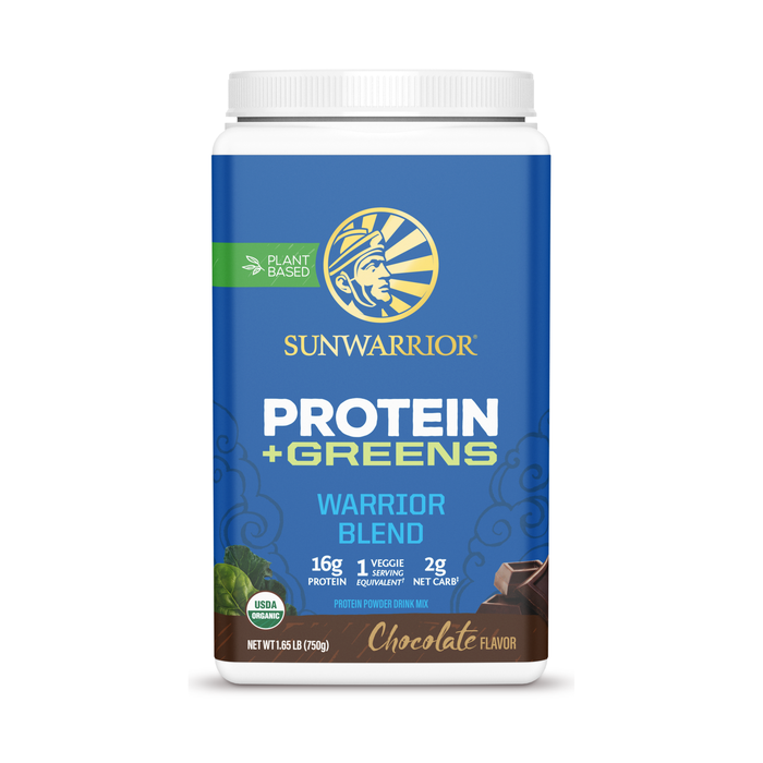 Warrior Blend + Greens Organic 750 g sjokolade